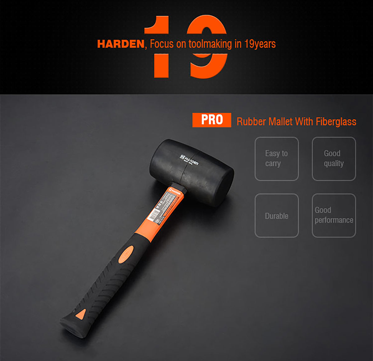 Non-Marking White Rubber Mallet 680g (24oz) | W Madden LTD - Builders - View #2