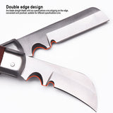 200mm Straight, Curved Stainless Knife