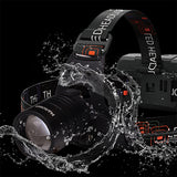 Rechargeable Head Light 1800mAh Li-ion 180 Lumens