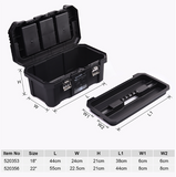 18", 22" Heavy Duty Plastic Tools Box