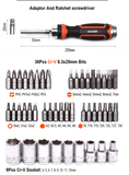 47Pcs Ratchet Screwdriver Set (INDUSTRIAL)