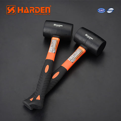 225g - 680g Rubber Mallet with Firbregalss Handle