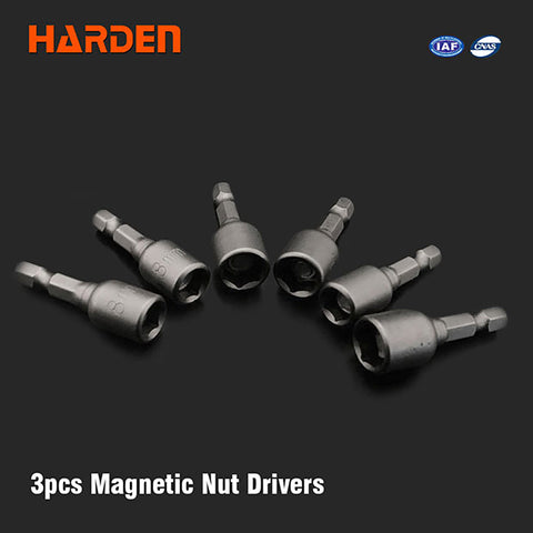 8mm,10mm 3Pcs 45mm Magnetic Nut Drivers