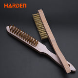 3,4,5 Row Steel Brush with wood handle