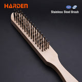 3,4,5 Row Steel Brush with wood handle