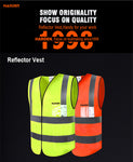 Green , Orange Reflector Vest