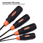 Phillips Screwdriver & Slotted Screwdriver With Soft Handle