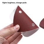 10Pcs Triangle Disc Sanding With Velcro