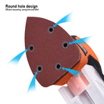 10Pcs Triangle Disc Sanding With Velcro