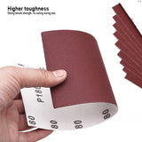 50Pcs 230X280mmX40,80,120,240# Abrasive Sandpaper Sheet