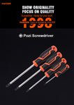 Pozi Screwdriver with Soft Handle