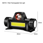 Rechargeable 1200mAh Li-ion Head Light Flashlight