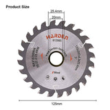 Slotting saw blade for wood*24tooth, 125x4.3x25.4mm