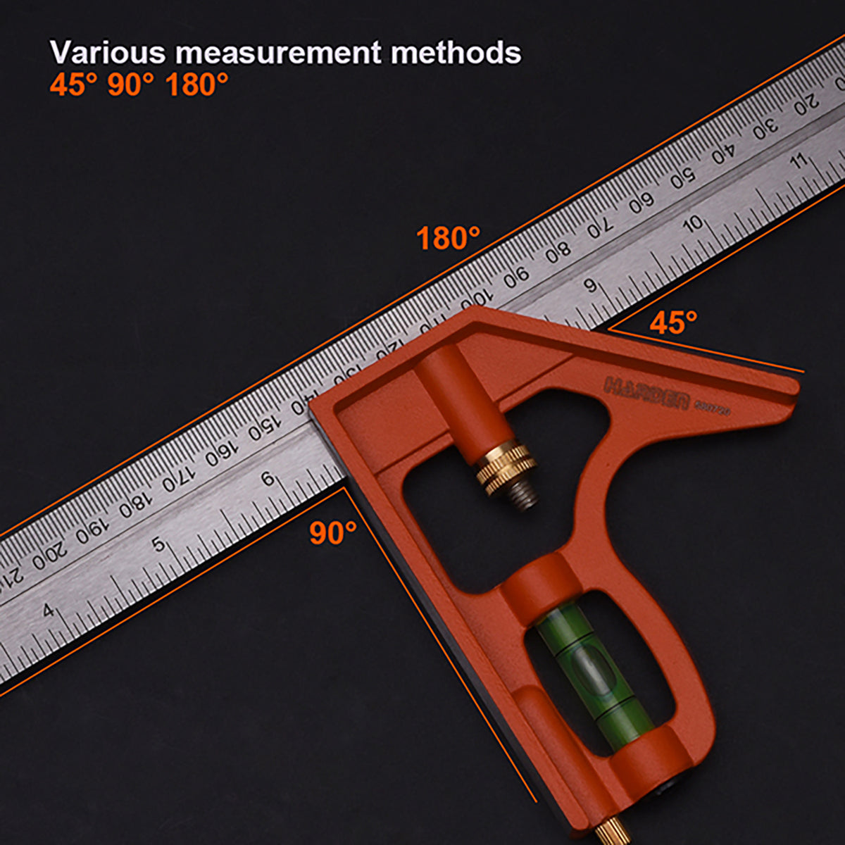 2Ppcs Combination & Try Square Ruler Set – Harden Tools Philippines