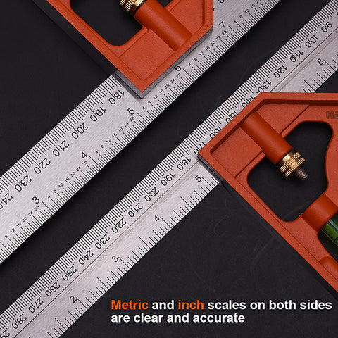 2Ppcs Combination & Try Square Ruler Set – Harden Tools Philippines