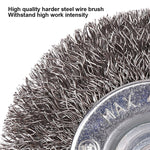 75mm-125mm x m14 x 1.5-2.0 Cup Wire Brush With Nut