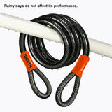 1500, 1800 x 10, 12mm Double Loop Security Cable