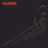100Pcs 2.5 - 9 x 100 - 1200mm Black Cable Ties