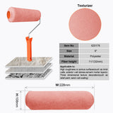 9" Paint Roller Cover Fibre height: 1-1/4"(32mm)