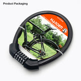 640 x 18mm 5 Digit Combination Bicycle Cable Lock