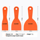 3pcs Plastic Paint Putty Knife Set