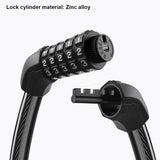 640 x 18mm 5 Digit Combination Bicycle Cable Lock