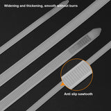 100Pcs 2.5 - 9 x 100mm - 1200mm White Cable Ties