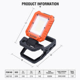 Clamp-on Work Light 50watt 2000/4000Lumen 6600mAh Li-ion
