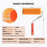 9" Texture Sponge Paint Roller