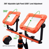 50W x 2 Heads Tripod Stand Work Light