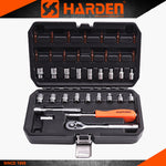 37Pcs 1/4 " Dr. Socket set