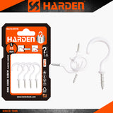4Pcs 1-1/4" Ring Hook Screw Set Plastic Coated