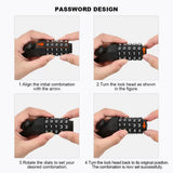 1200*12mm 5 Digit Combination Bicycle Cable Lock