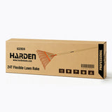 Flexible Lawn Rake 24Teeth Wood Handle