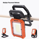 Clamp-on Work Light 50watt 2000/4000Lumen 6600mAh Li-ion