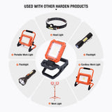 Clamp-on Work Light 50watt 2000/4000Lumen 6600mAh Li-ion