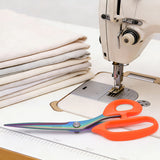 9.5" (235mm) Stainless Steel Tailor Scissors with Plastic Handles