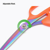9.5" (235mm) Stainless Steel Tailor Scissors with Plastic Handles