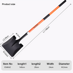 1480mm Square Shovel With Long Handle