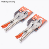 10" Curved, Straight Jaw Lock-Grip Plier