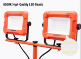 50W x 2 Heads Tripod Stand Work Light