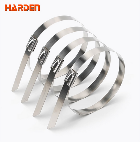 100Pcs Heavy Duty Stainless Steel Cable Ties