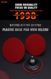 100,115,125mmX M10 Plastic Base Pad With Velcro