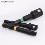 1/4", 1/2", 3/8" x 65, 70mm Hex Adaptor