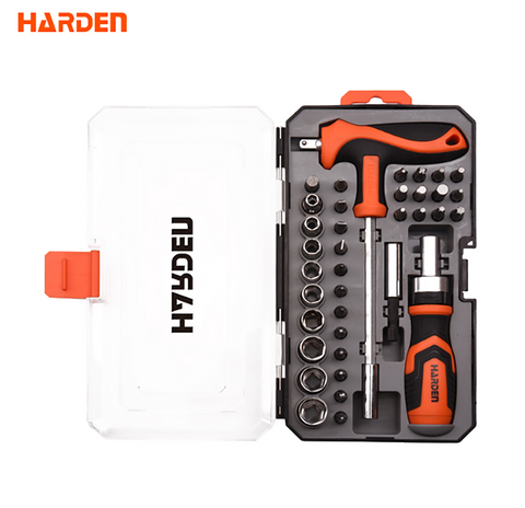 28 Pcs Ratchet Screwdriver & Bits Set