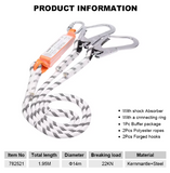 Energy Absorber Lanyard Safety Rope Hiqh Quality Kernmantle Rope