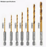 2mm to 6mm 1/4" Hex-Driver Drill Bit