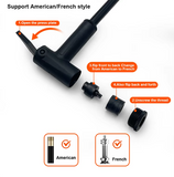 Mini Telescope Air Pump Aluminum 100Psi/6.9Bar high pressure capacity