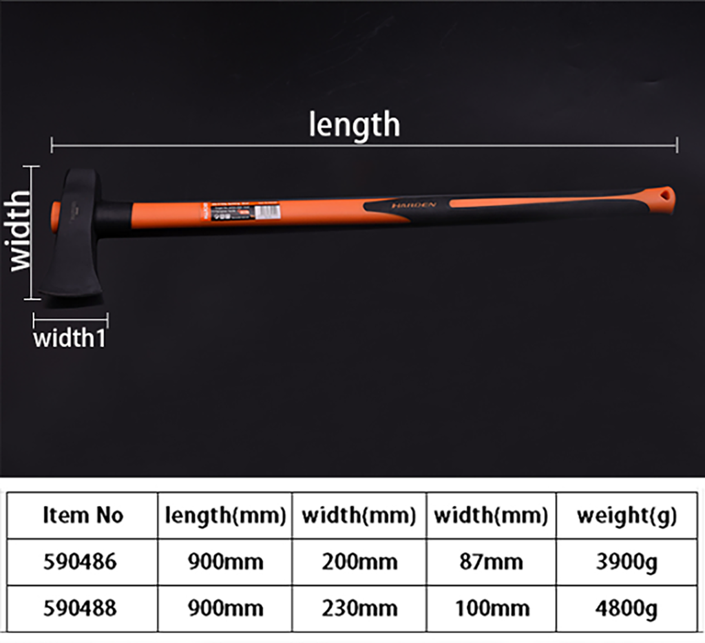 Mini Splitting Maul 6Lb, 8Lb Splittting Maul With Fiberglass handle – Harden Tools Philippines