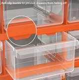 Modular storage tower 39pcs storage bins